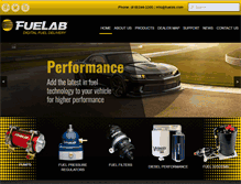 Tablet Screenshot of fuelab.com